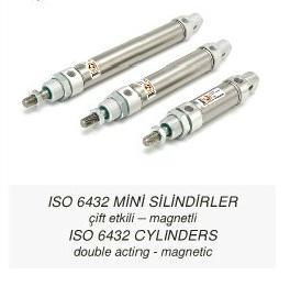 ISO 6432 Mini Pnömatik Silindir
